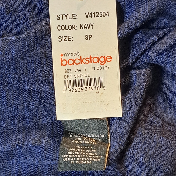 Ronni Nicole NWT Dark Blue Pullover Dress - Picture 7 of 7